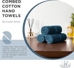 100% Cotton Hand Towel Set of 2, Sustainable, Highly Absorbent, Quick Drying - Image 2