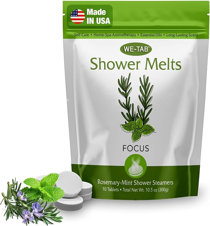 Shower Steamers 10-pk with Essential Oil Aromatherapy to Focus, Long Lasting by Unknown