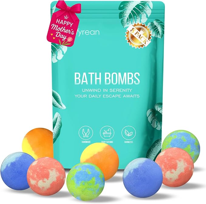 Bath Bombs, Bath Bombs for Women and Girls, Mothers day Birthday Gift, Relax by Unknown