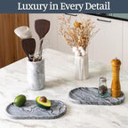 Koville Natural Marble Tray, Catchall - Image 4