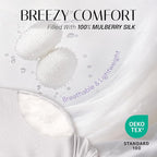 OLESILK Silk Sleep Eye Mask Blindfold - Image 3
