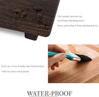 zoocatia Small Wood Tray Pedestal Stand Farmhouse Bathroom Decor Decorative - Image 3