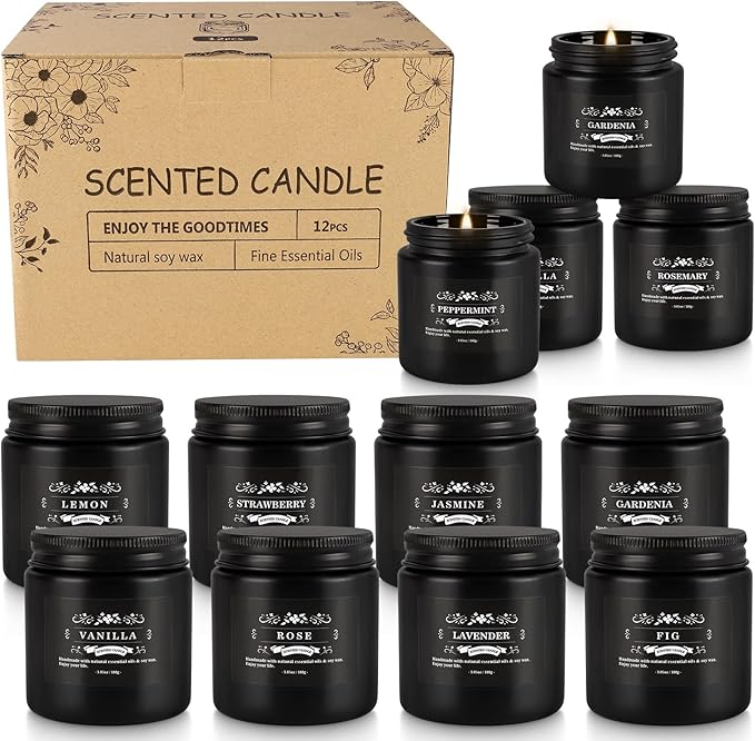 Howemon Scented Candle Set 12 Pack, Candle - Image 4