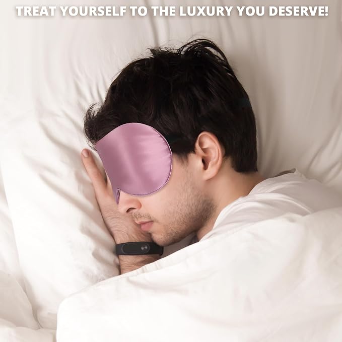 Sleep Mask, Silk Eye Mask for Sleeping - Image 7