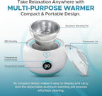 Multi-Purpose Oil & Massage Gel Warmer, Electric Wax Melter, Includes Aluminum - Image 2