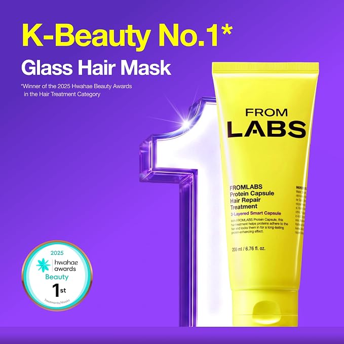 FROMLABS The Ultimate Glass Hair Set – Protein Capsule Hair Repair Treatment + - Image 2