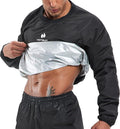 HOTSUIT Men Sauna Suit Sweat Suits Durable Gym Exercise Workout Jacket by HOTSUIT