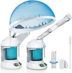 DENFANY Hair Steamer Facial Steamer 2 in 1 – Nano Ionic Steam by EssentialLife