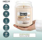 Candle-lite Fall Scented Candles, Creamy Vanilla Swirl, 18 oz Jar, Proudly - Image 4