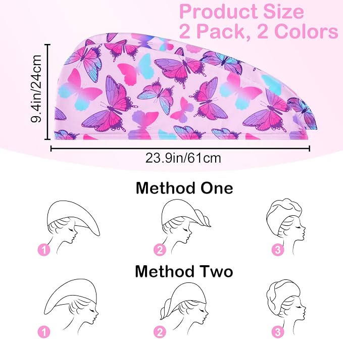 Basumee Microfiber Hair Towel Wrap - Image 6