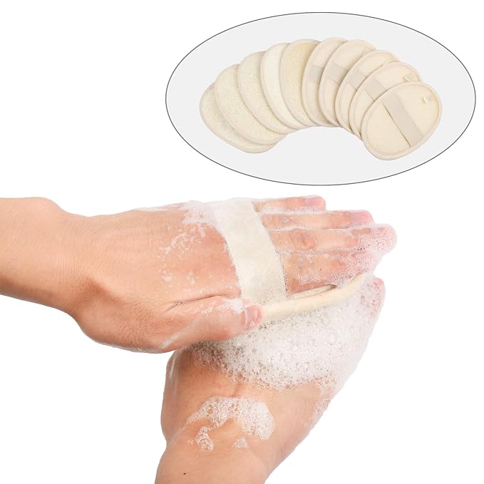 10-Pack Exfoliating Loofah Sponge Pads - Image 4