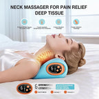 2026 New Upgrade Neck Massager, 3-in-1 Heat, Pulse & Vibration Modes, Ergonomic - Image 2