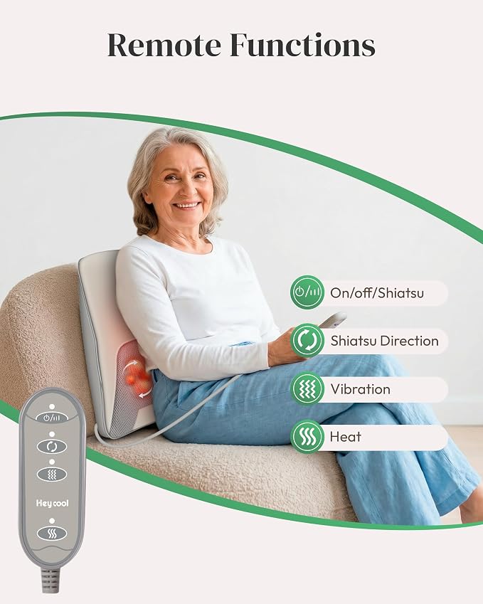 Heycool Shiatsu Back and Neck Massager - Image 6