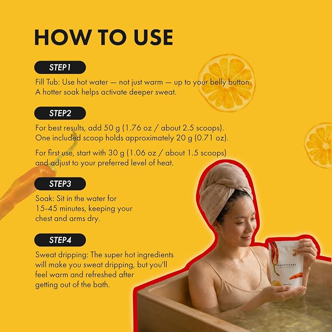 Happy Tears Bath Soak, Made in Korea, Sweat & Detox - Image 8