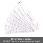APPEARUS 480-Count Disposable Spa Headbands - Image 2