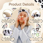 6-pack Animal Headbands Soft Coral Fleece Hair Band - Image 3