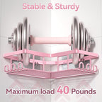 YASONIC Corner Adhesive Shower Caddy, - Image 2
