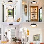 Bargeni Flush Mount Ceiling Light, 12.5 inch LED Ceiling Light Fixture - Image 8