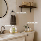 Bathroom Vanity Tray for Countertop, Bathroom Organizer for Soap, Perfume & - Image 4