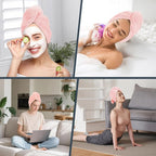 BEoffer 2 Pack Microfiber Hair Towel - Image 6