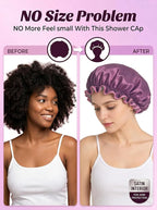 Aquior Shower Caps, Reusable Shower Cap - Image 2