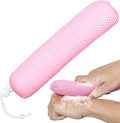 Bath Brush Head with Sponge, Back Scrubber Bath Mesh Bath Body Brush Head by KkaFFeHealth