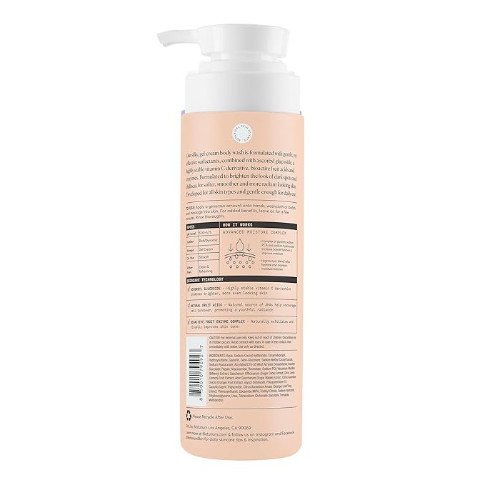 Naturium The Brightener Vitamin C Body Wash, Gentle Cleanser - Image 2