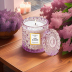 Chloefu LAN Lilac Blossoms Scented Candle, Highly Floral Fragranced Candle - Image 3