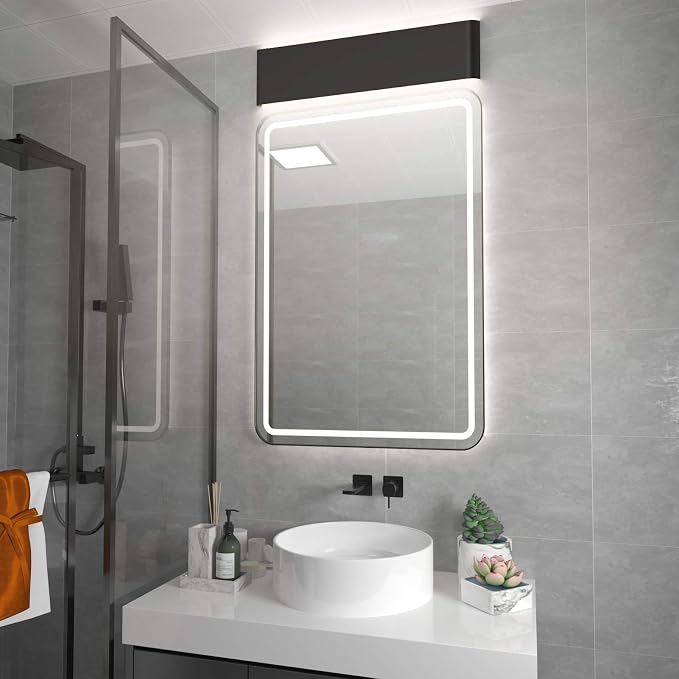 Aipsun 24in/20W Matte Black Modern Vanity Light Up and Down LED Vanity Light - Image 2