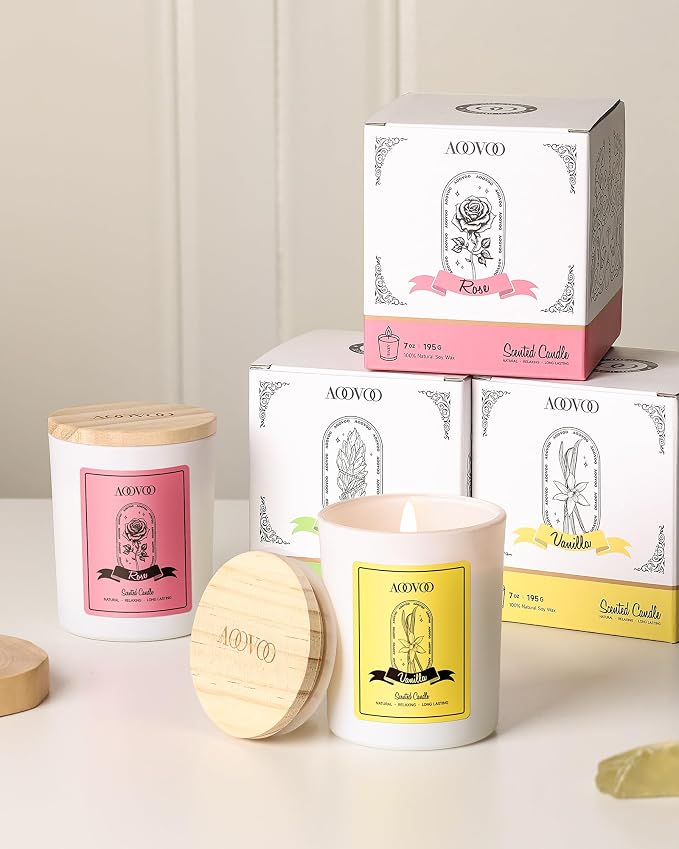 AOOVOO Vanilla Scented Candles for Women - Image 7