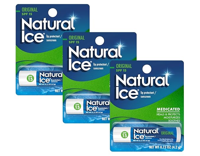 Mentholatum Natural Ice Lip Balm Original SPF 15 1 Each by MentholatumOintment