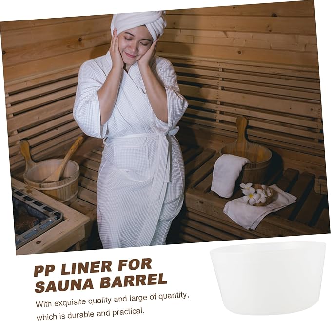 Healifty Sauna Barrel Liner 9 Inch Plastic Insert - Image 3