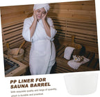 Healifty Sauna Barrel Liner 9 Inch Plastic Insert - Image 3