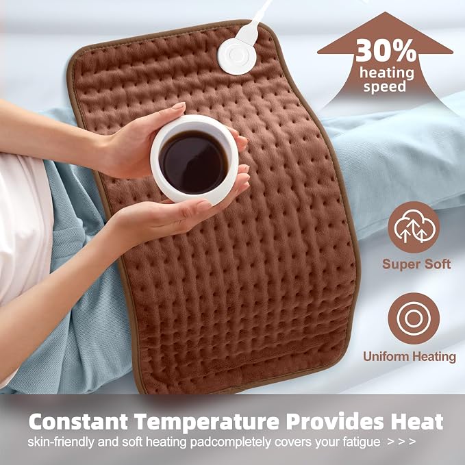 Heating pad for Back, Cramps and Leg Pain Relief, Heat Pads Christmas Gifts for - Image 5