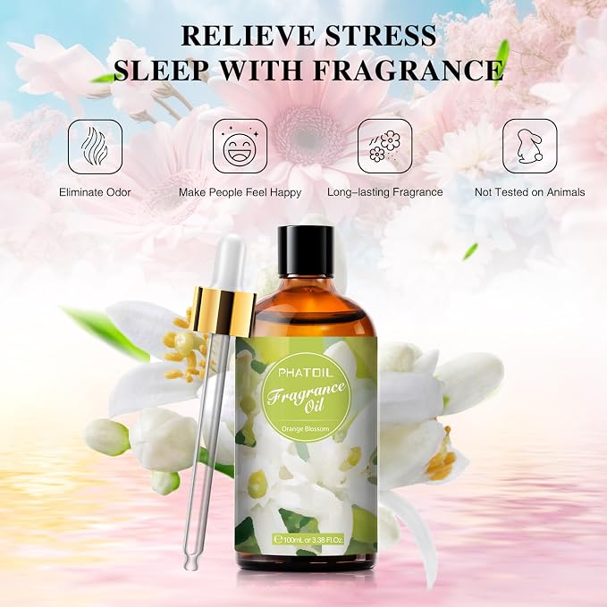 PHATOIL 3.38FL.OZ Orange Blossom Fragrance Oils - Image 4