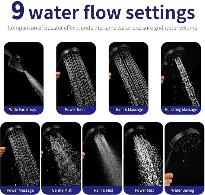 Filtered Shower Head with Handheld - Image 3