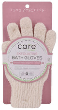 CleanLogic Exfoliating Bath and Shower Gloves, Certified Organic, 1 Pair by Cleanlogic