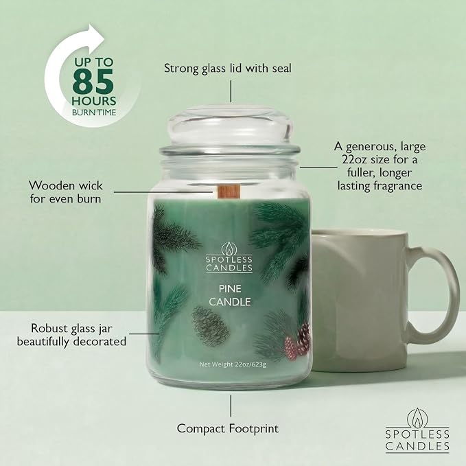 Pine Candle 22oz - Image 4