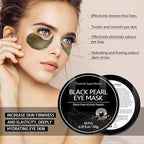 Under Eye Patches, Eye Mask Black Pearl, Puffy Eyes Dark Circles Brighten - Image 2