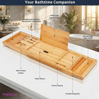 Bath Tray for Tub and Ergonomic Pillow Premium - Image 7