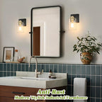 Set of 2 Wall Sconces for Bathroom, Modern Vanity Light Fixtures, Farmhouse - Image 2
