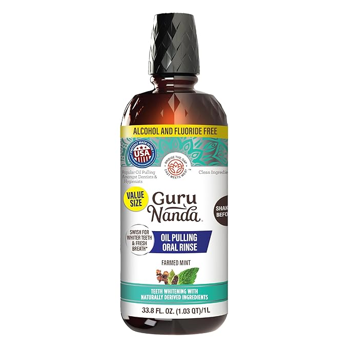 GuruNanda CocoMint Oil Pulling Mouthwash by Gurunanda