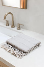InfuseZen Stonewashed Turkish Bath & Beach Towel –100% Organic Turkish Cotton - Image 2
