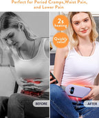 Portable Heating Pad for Period Cramps: Cordless Menstrual Heating Pad - Image 2