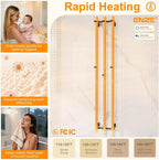 ENZE Smart Heated Towel Rack, Wall Mounted Electric Towel Warmer 220W - Image 3