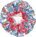 allydrew Reusable Women's Waterproof Shower Caps - Image 2