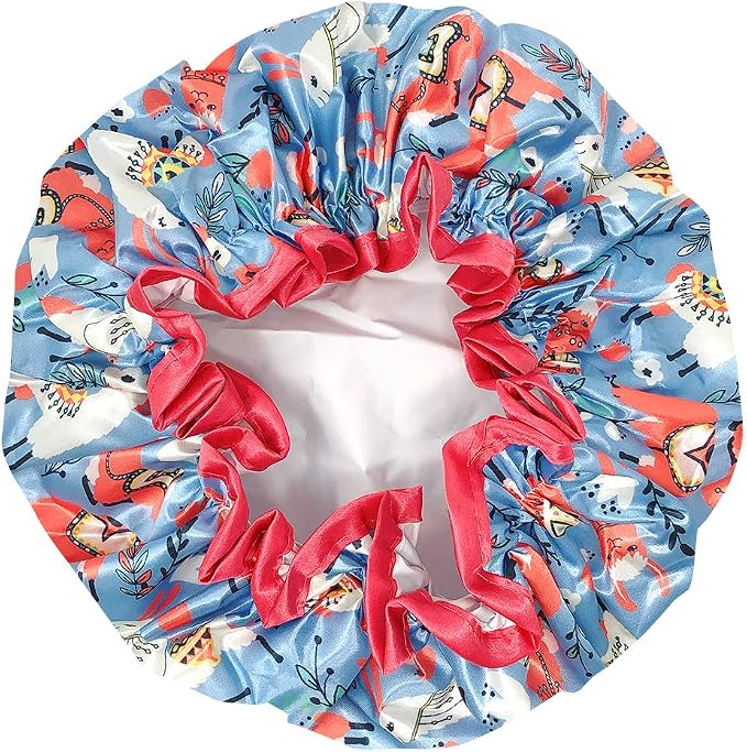 allydrew Reusable Women's Waterproof Shower Caps - Image 2
