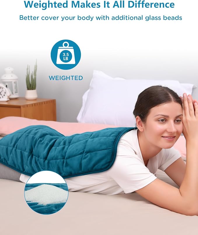 Comfytemp Weighted Heating Pad for Back & Period, FSA Eligible Extra Large - Image 3