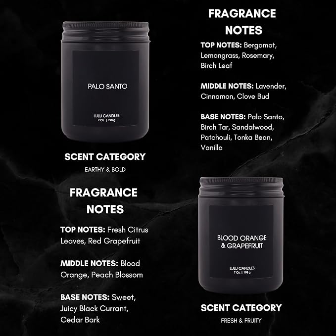 Lulu Candles | 4 Pack Scented Candles Gift Set | Gift Set - Image 7