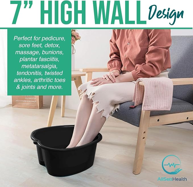 AllSett Health Foot Soaking Bath Basin – Large Size - Image 5